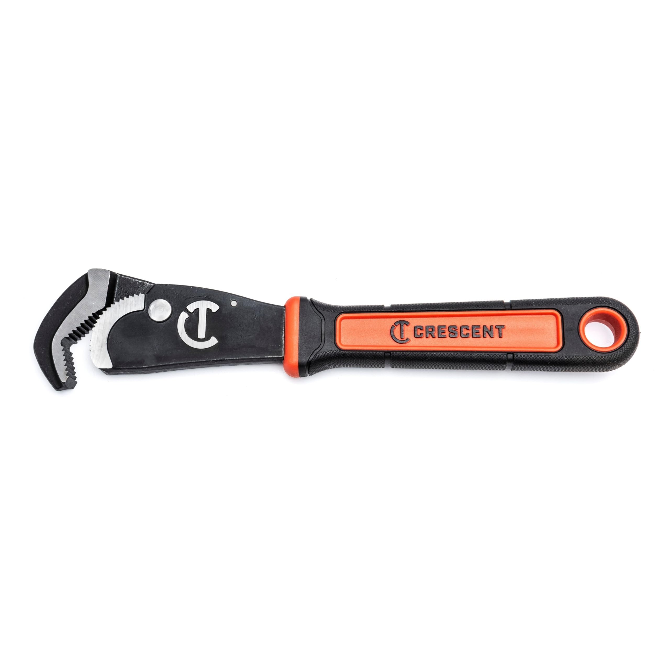 Crescent CPW12 Self-Adjusting Pipe Wrench with Dual Material Grip for Added Comfort and Durability, Red/Black