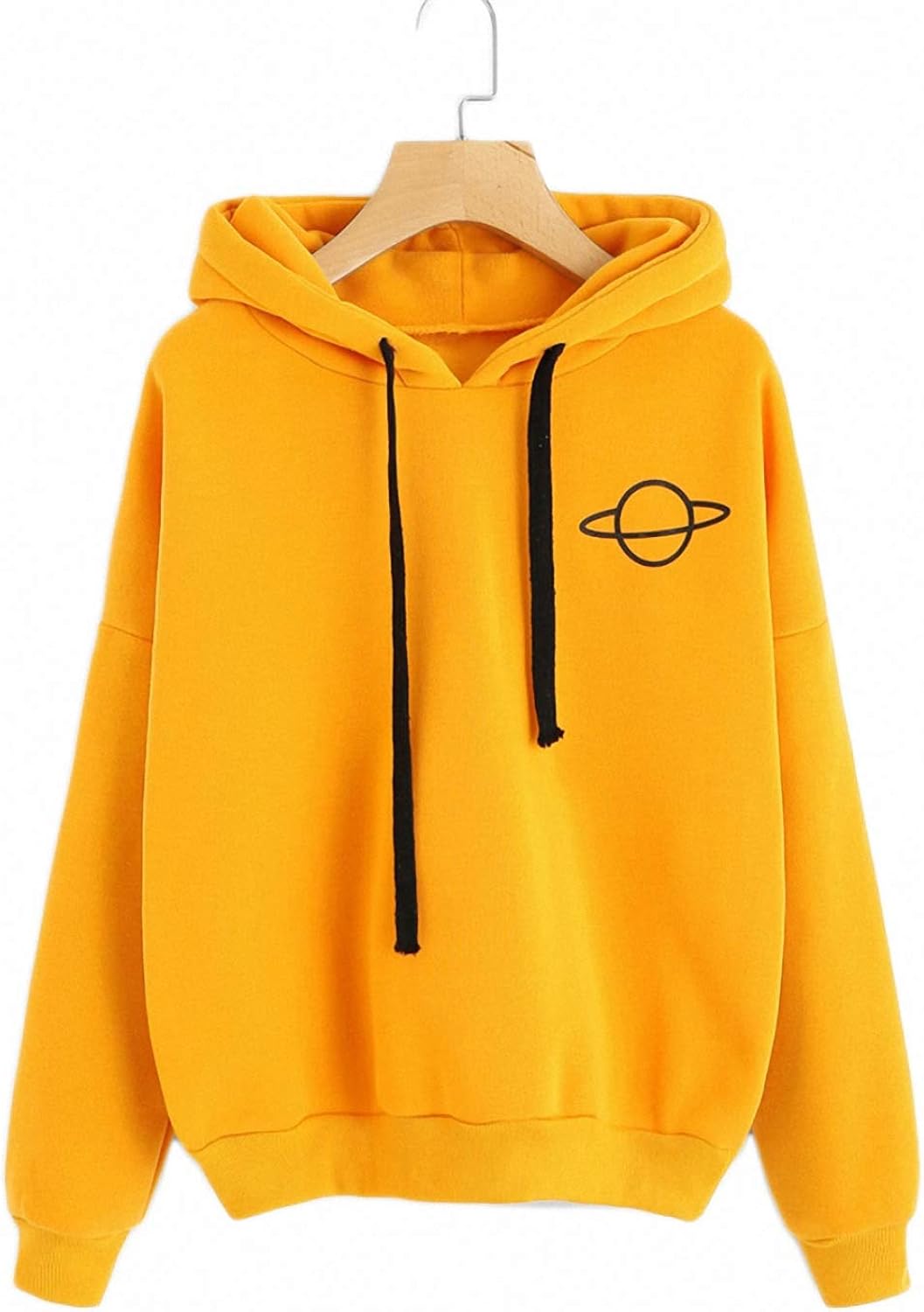 yellow orange sweatshirt