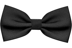 BEWDIO Bow Ties for Boys Pre Tied Toddler Bow Tie Adjustable Kids Bowtie Clip On Baby Bowties for Wedding Party