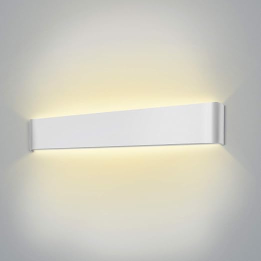 Wowatt Led Wandleuchte Innen Wandlampe Weiss Wandstrahler 20w