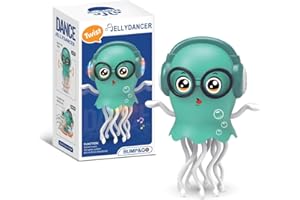 Zonopy Dancing Jellyfish Toddlers Toy, Crawling Jellyfish Tummy Time Toy, Magic Dancing Music Crawling Toys for 3-13 Year Old