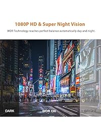 Cámara de salpicadero doble delantera y trasera, 1080p HD para coche DVR con visión nocturna, pantalla táctil IPS de 4 pulgadas, 170 ángulo súper ancho, sensor G, monitor de estacionamiento, detección de movimiento, WDR