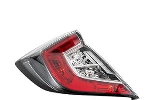 Rear Tail Lights Lamps,for 2017-2021 for Honda Civic Hatchback/17-19 Type R Tail Lights Assembly,Left Driver Side lamps Light