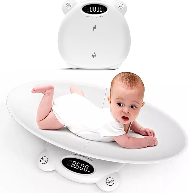 HowseHold Digital Baby Scales Curved Platform Weighs Up to 120kg