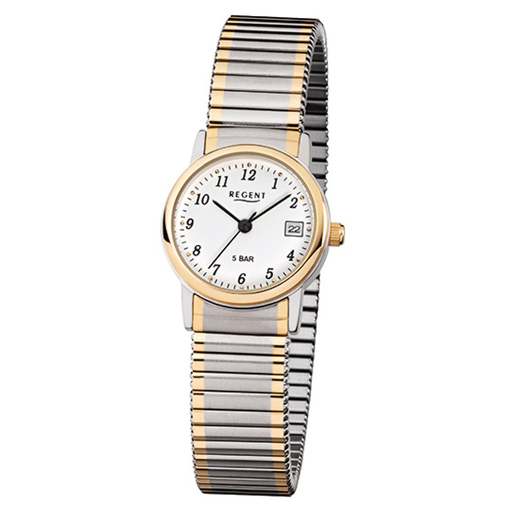 Regent Women's Watch F889 Stainless Steel Band Gold Bicolor