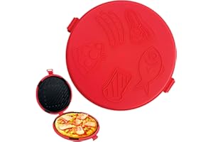 9.5" Microwave Sandwich Maker, Multifuctional Microwave Toaster Sandwich Press, Grilled Cheese Maker & Bacon Cooker, Dishwash