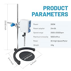 VISOSCI High Speed Homogenizer Lab Disperser