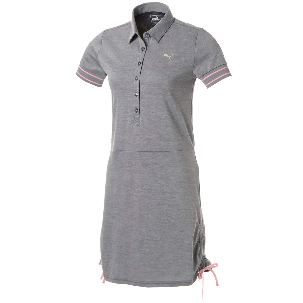 02 ワンピース Xl Puma ミディアムグレーヘザー 半袖ワンピース リボン プーマ B07p8knjcr レディス チュニックワンピース ついに再販開始