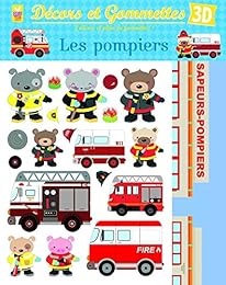 Décors et gommettes 3D - Les pompiers