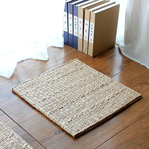 XMZDDZ Tatami mats Seat cushion,Chair pad Garden Car restaurant Indoor Outdoor deep seat chair cushion Yoga Breathable-A 50x50cm(20x20inch)