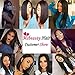 Msbeauty 10A Brazilian Straight Hair Weave 3 Bundles Total 300g Virgin Human Hair Extensions Mixed Length(22 24 26 inch) Natural Color