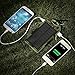 Borch Solar Portable 5000mah Phone Battery Charger Power Bank for Iphone 6 5.5 4.7 Inch 5s 5c 5 4s 4, Ipad Air, Other Ipads (Army Green)