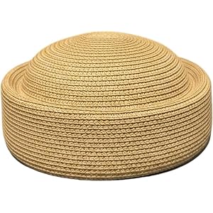 Vbsqic Straw Pillbox Hat Summer Sun Hats for Women, Retro Wedding Fedora Fashion Beret Straw Fascinator Designer Painter Hat