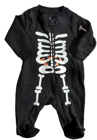infant skeleton pajamas