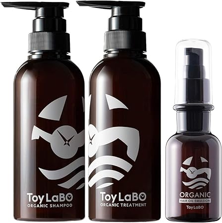 Amazon 単品よりもお得 Toylabo オーガニック シャンプー トリートメント ヘアオイル セット 無添加 ノンシリコン 天然由来 トイラボ 300ml 300ml 80ml Toy Labo シャンプー コンディショナーセット 通販