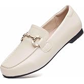DeYashopin Womens Loafers Shoes Fashion Low Heel Slip on Shoes Comfortable Driving Flats