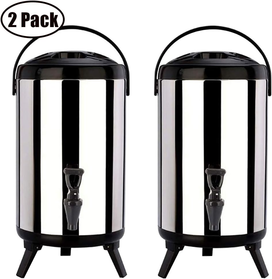 2 Pack Stainless Steel Insulated Barrel Double Walled 1.59