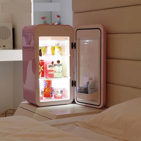 Mini refrigerador doméstico, Pequeña nevera 16l oficina dormitorio mama