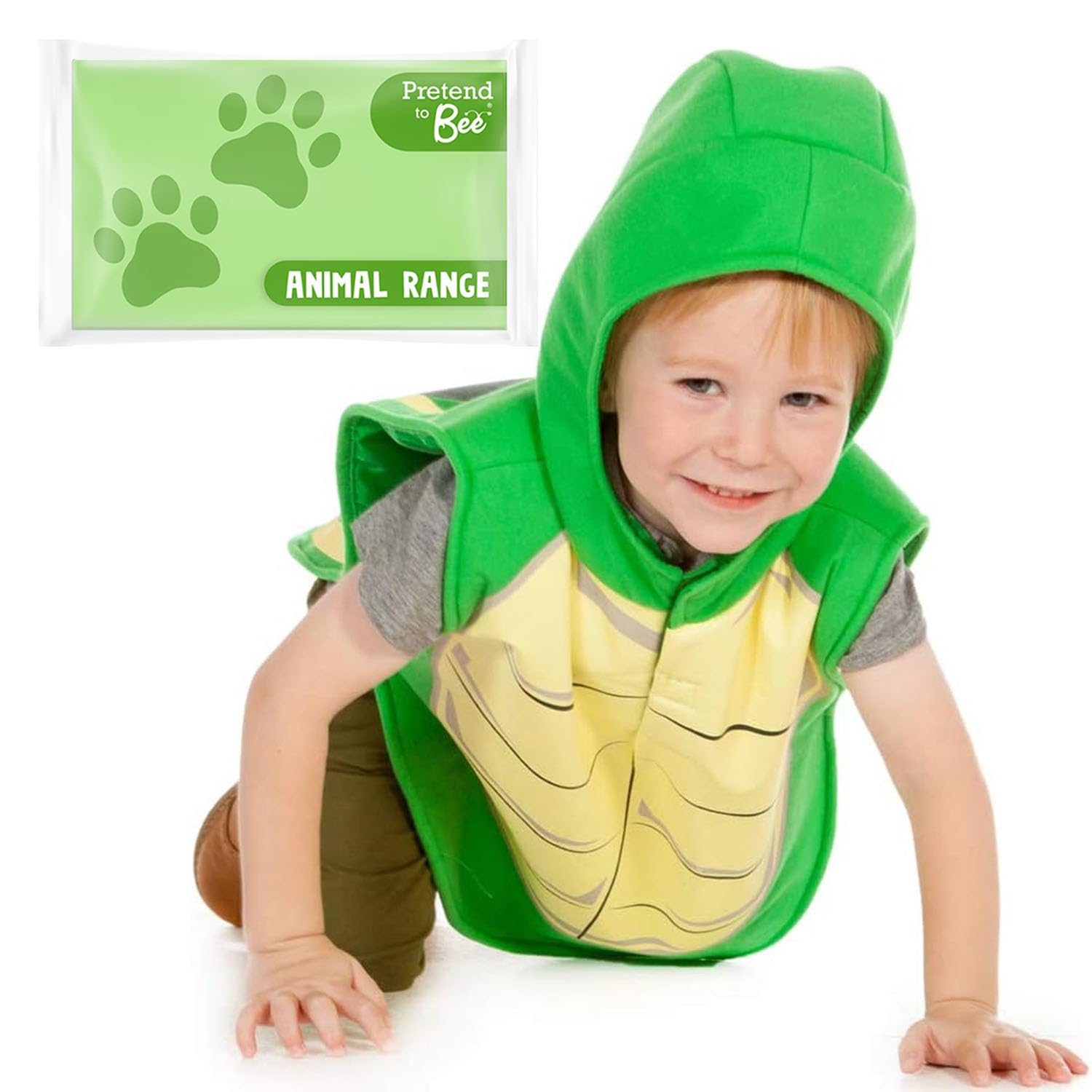 PRETEND TO BEE Tortoise Animal Dress Up Costume for Kids, Unisex, Multi-Coloured, 3-7 Years — image 1