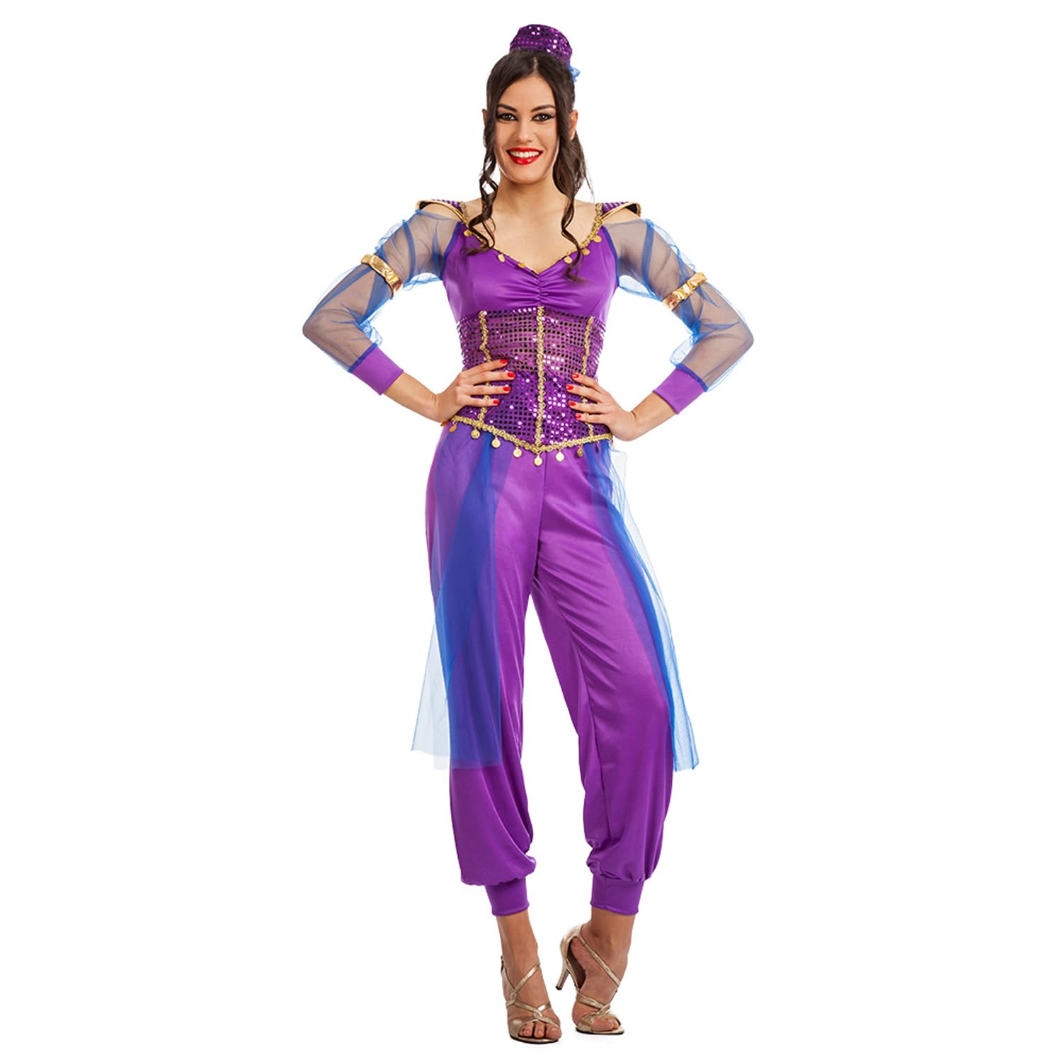 Boland - Arab Princess Costume, 3-Piece Fancy Dress Costume for Theme Party, Halloween or Carnival, Belly Dancer
