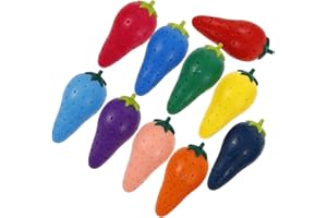 KAILIKETIY Lot de 10 crayons de peinture en forme de fruits lavables pour crayons colorés