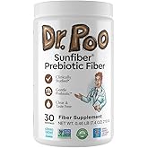 Dr. Poo All-Natural Prebiotic Fiber Supplement | Fiber for the Whole Family | Gentle and Simple Ingredients to Improve Gut Health | Gluten Free, Vegan,Tasteless, Non-GMO, Low-FODMAP (30 Servings)