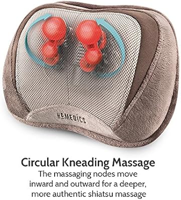 Homedics Sp 100h 3d Shiatsu And Vibration Massage Pillow With Heat