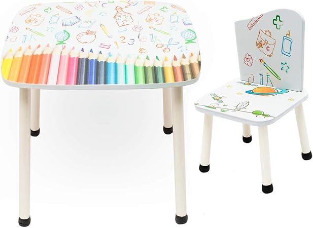 childrens table and chairs with pencil legs