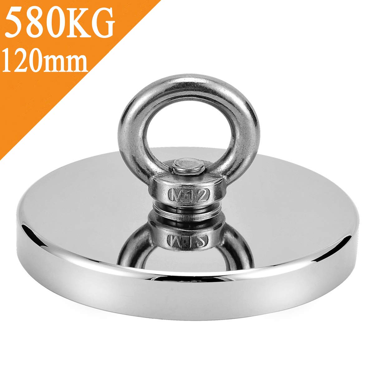 Aimant De Pêche Néodyme 400kg - Double Face - Diamètre 67mm - Corde 20m Incluse - Trésor Et écologie