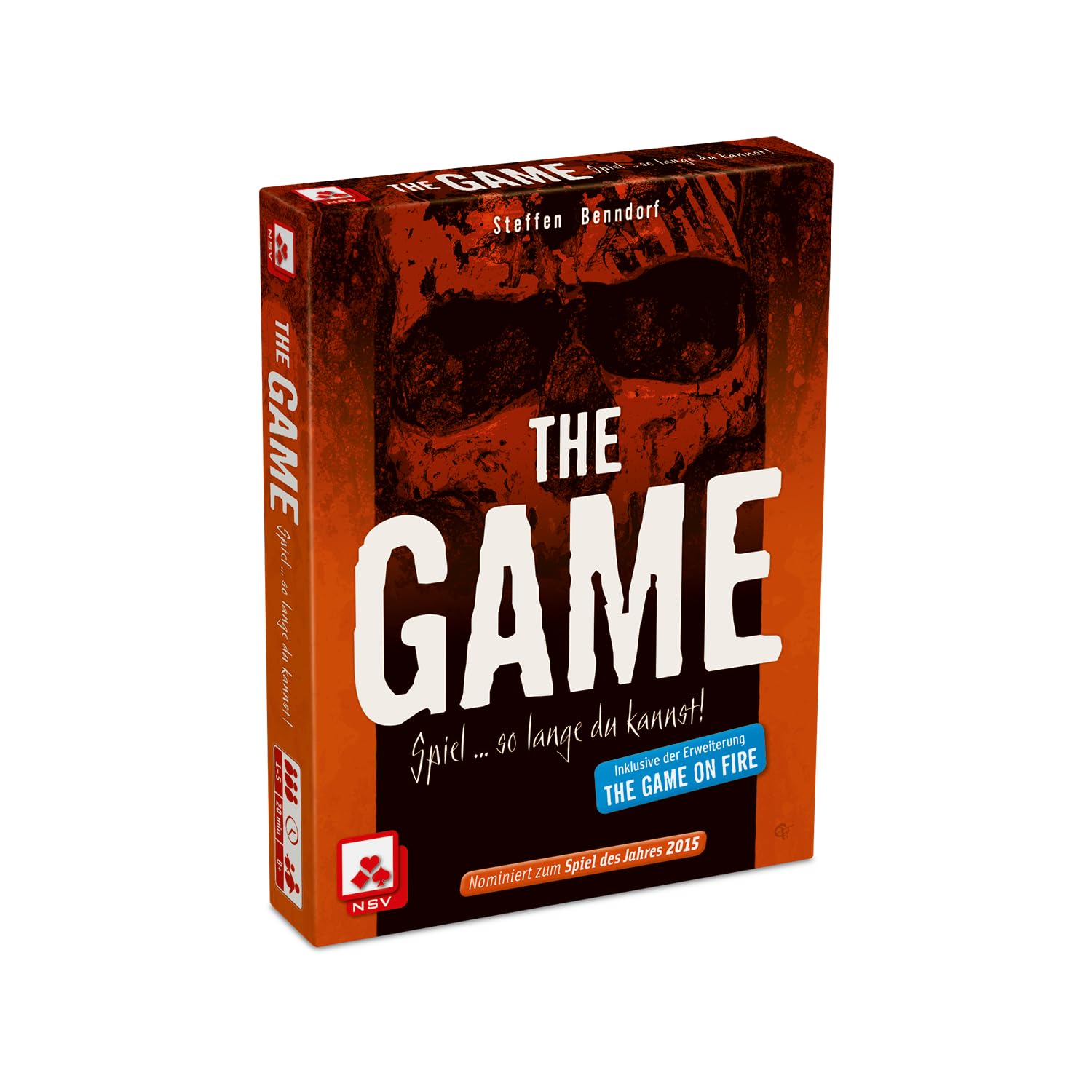 NSV - THE GAME, Kartenspiel - Nominiert zum Spiel des Jahres 2015, alle spielen gegen das Spiel (1-5 Spieler, ca. 20 Min.)