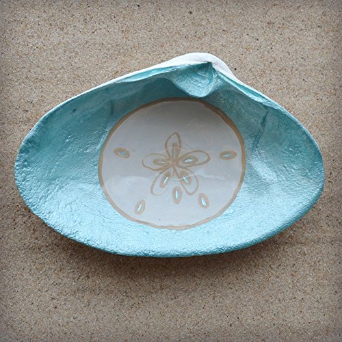 Hand Painted Shell Dish Spoon Rest, Ring Holder, Jewelry Holders