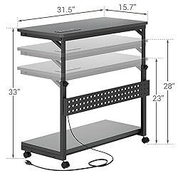Besiost Computer Tower Stand with Power