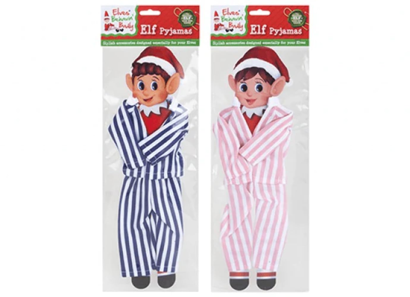 Elves Behavin' Badly - Christmas Elf Pyjamas Dress Up - 1 At Random