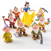 LOVUFYSI Cute Princess Christmas Tree Decoration Ornament, 8 PcsX'Mas Tree Hang Act The Role Ofing Halloween Home Car Pendant, Gift to Decorativ Boy Girl at Birthday Party (Yellow, 8)