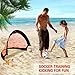 Pop Up Goals - Portable Soccer Nets Portable Soccer Goals, 4' Wide Set of 2, Pop Up Soccer Goal with Carry Bag, Soccer Net Soccer Training Net for Quick Play & Training, Soccer Goal for Kids & Teenage