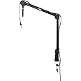 Shure by Gator Deluxe Articulating Desktop Podcasting Mic Boom Arm with Cable Management Channel; (SH-BROADCAST1)