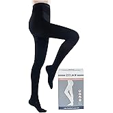 ZCLIKE® Medical Compression Pantyhose Closed Toe Stockings for Women&Men 20-30mmHg All-Season Comfort Advanced Support for Varicose Veins Edema DVT Plus Size