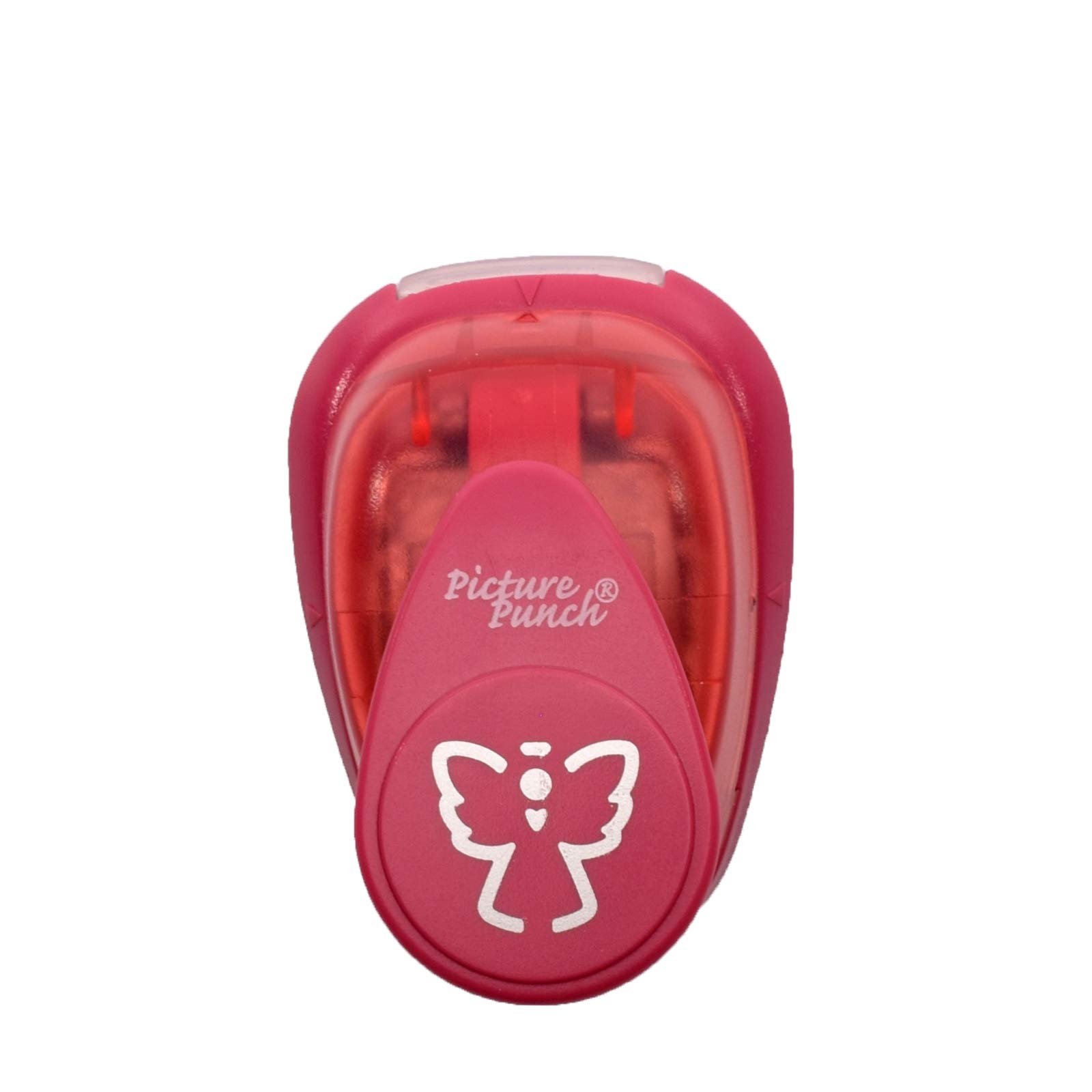 Vaessen Creative Pop-Up Punch - 3D Angel - Craft Paper Punch - 1,9 x 2 cm - Circle Cutter for Crafting and Card Making