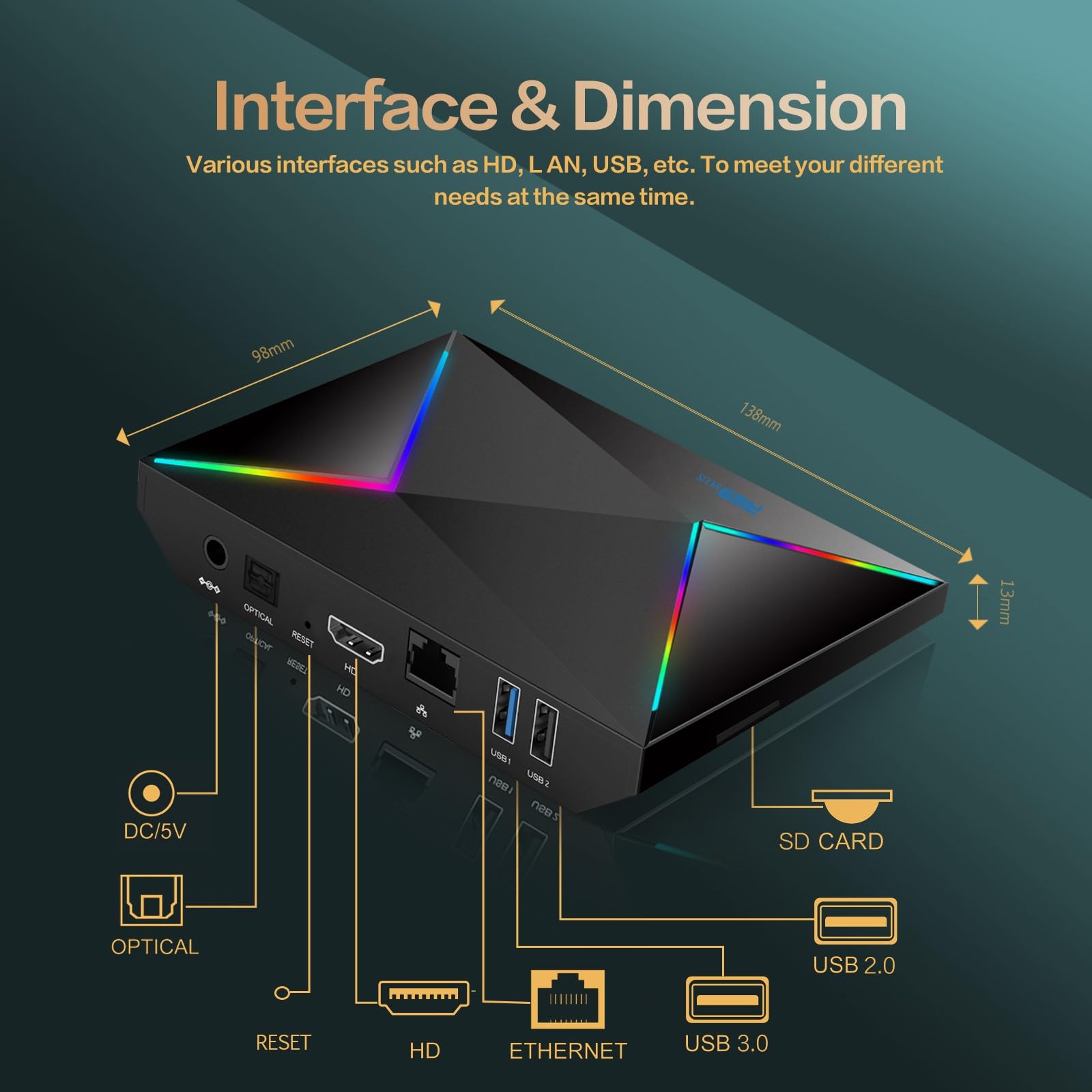 Android TV Box 14.0,R69PLUS 4GB RAM 32GB ROM Android 14 Box,CPU Allwinner H728 &GPU Mali G57-MC1 Chipset Android Box,4K/8K Resolution Support 2.4G/5.8G Dual WiFi and Bluetooth 5.0 Smart Tv Box 2025