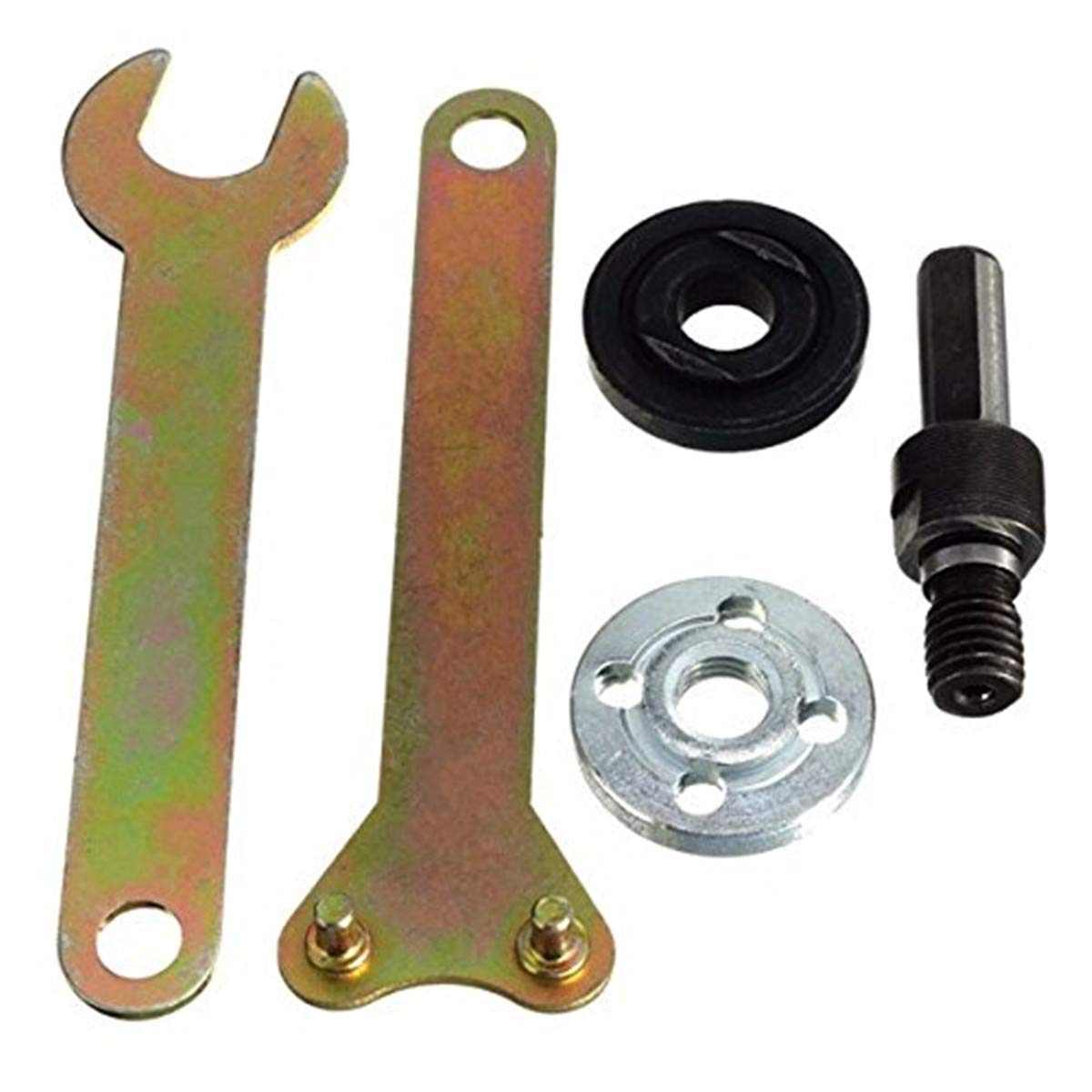 EsportsMJJ 10mm Shank Arbor Mandrel Drill Angle Adaptor for Grinder Cut Off Wheels Disc