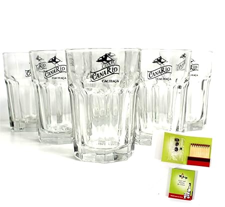 CANARIO Gläser 6er Set 355 ml inkl. Streichholzpackung ~mn 536 1123+