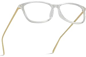 WearMe Pro - Rectangular Blue Light Elegant Metal Frame Modern Glasses