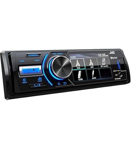 Amazon.com: JVC KD-X260BT Built-in Bluetooth, AM/FM, USB, MP3