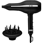 HOT TOOLS Pro Artist Black Gold Hair Dryer - Fast Drying with Even Heating for Less Damage and Dual Voltage, Travel Hair Dryer - 2000 Watts