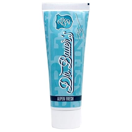 Dr. Bauer´s Alpen Fresh Strong Mint Zahnpasta 75ml - mit erfrischendem Minzkick, Bienenpropolis, ätherische Öle