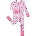 SUZEL Baby Boys Girls Footless Pajamas - Viscose from Bamboo Zippy Pjs Sleep 'N Play - Infant One Piece Romper - 0-24 Months