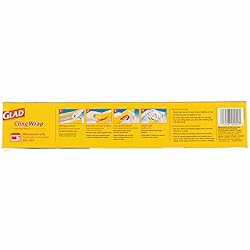 Glad Cling Wrap Clear Plastic Wrap, 200 Sq Ft