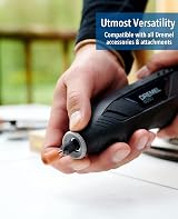 Dremel 8260 Cordless Rotary Tool 12V 3Ah Brushless, 5 Accessories, Bluetooth view 7