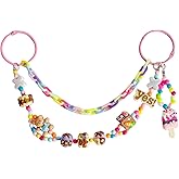 QTMY Beaded Chain Bag Charms for Bogg Bag Accessories Rubber Beach Bag, Boho Purse Charms for Handbag,1023