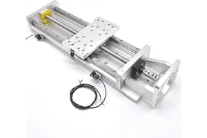 HEECHOO CNC Linear Rail Guide 1000mm Ballscrew 1605 Slide Stage Load 250kg C7 with Nema34 Motor Bracket for CNC Router